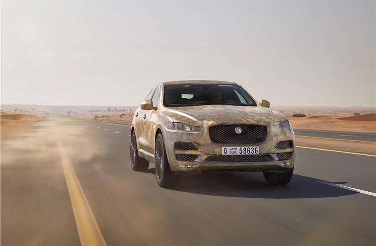 In end-July, Jaguar issued fresh pictures of its forthcoming F-Pace crossover, giving the clearest view yet of the new model ahead of its expected debut at the Frankfurt motor show in September.