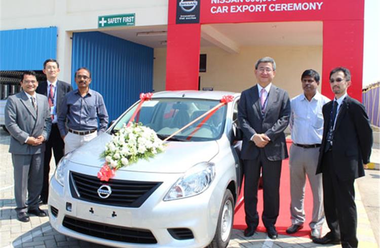 Nissan exports 300,000th car from Ennore Port