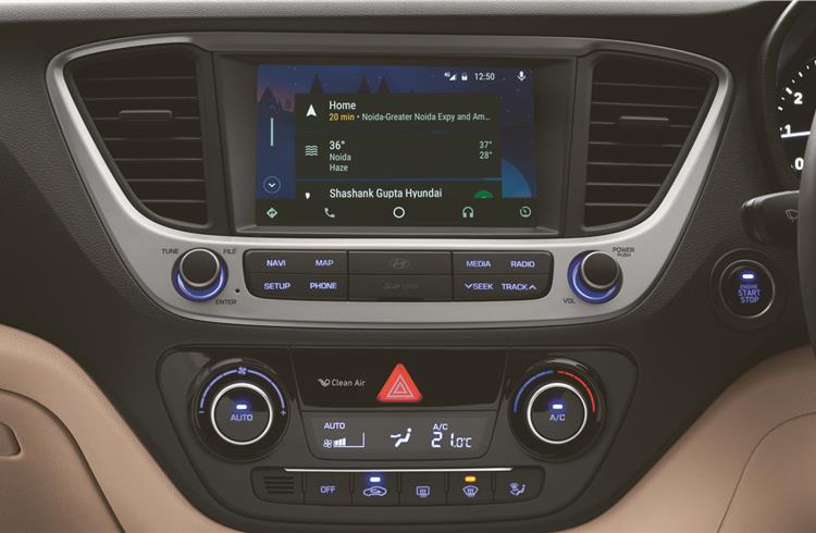 New 7-inch touch-screen AVN gets Android Auto functionality with in-built navigation.