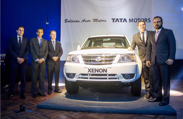 Tata Motors launches Super Ace, Xenon and LPT 613 in Bolivia