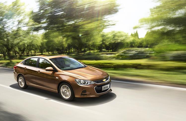 Chevrolet launches new Cavalier compact sedan in China