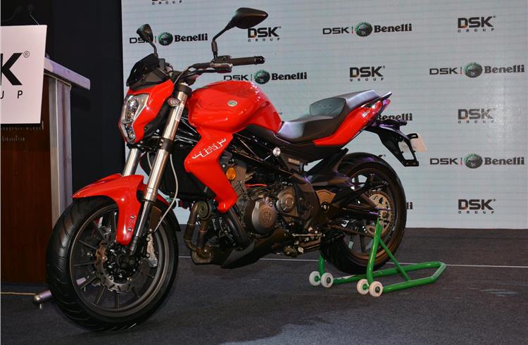 Benelli TNT 300: Four-stroke, parallel-twin, liquid-cooled engine develops 36.2bhp. Priced at Rs 2.83 lakh.