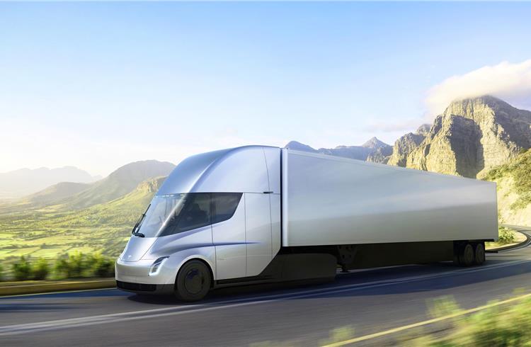 Fully loaded Tesla Semi consumes less than 2 kWh of energy per mile and is capable of 500 miles of range at GVW and highway speed.