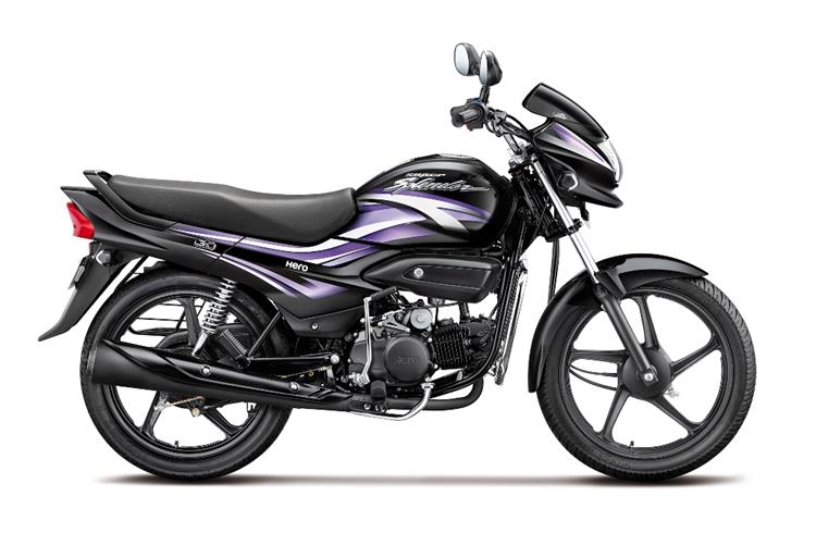 New Hero Super Splendor now comes with chrome-finish muffler, sleek tail-light and modern graphics. It also gets updated seat profile, a wider rear tyre, large underseat storage and side utility box w