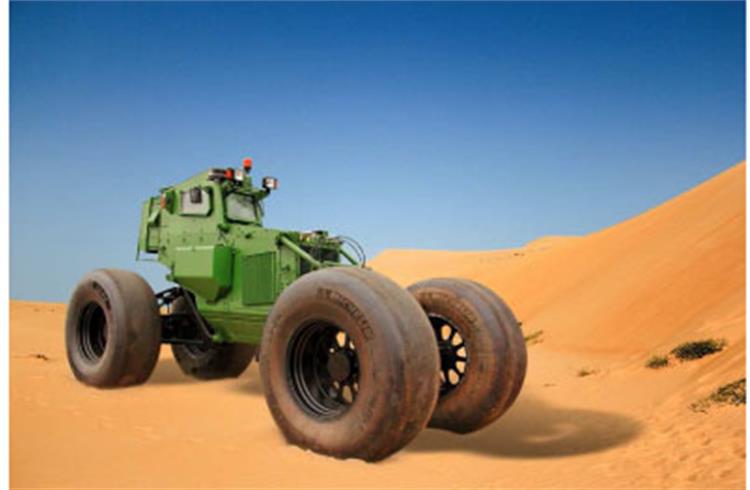 Michelin readies new anti-landmine tyre for defence application