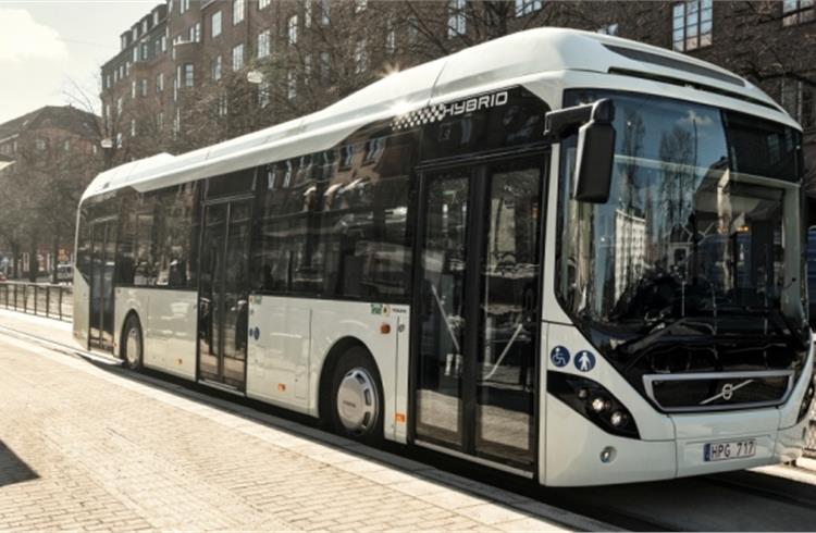 The Volvo hybrids will be part of a city bus pilot in Navi Mumbai starting in the first half of 2016.