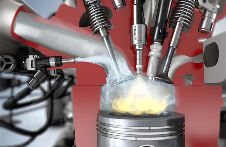 Water instead of petrol: Bosch innovation reduces fuel consumption by up to 13%