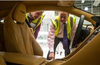 Inspecting the first Aston Martin DB11s with CEO Andy Palmer