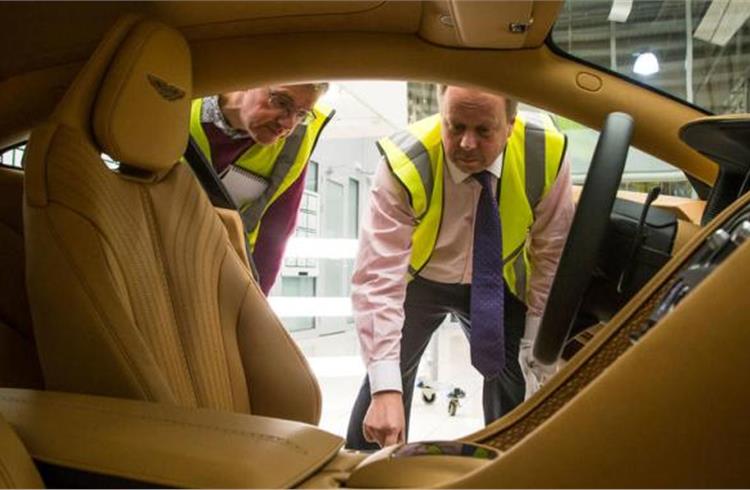 Inspecting the first Aston Martin DB11s with CEO Andy Palmer