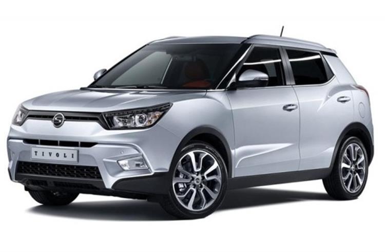 The carmaker sold 6,290 units of the Tivoli in November 2015, including exports.