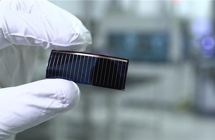 By using thin-film solar cells in panoramic glass roofs, Audi and Alta Devices aim to generate solar energy to increase the range of electric vehicles.
