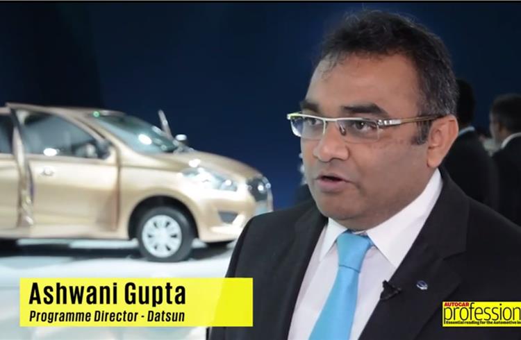 Interview With Ashwani Gupta - Datsun Programme Director