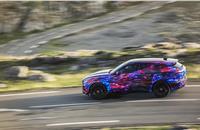 The F-Pace is the latest aluminium-intensive Jaguar and will be manufactured in Solihull, UK.