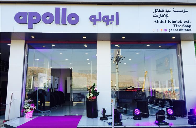 After Dubai and Kuwait, this is the third branded retail outlet by Apollo Tyres in the Middle East region.