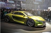 The DS E-Tense electric supercar came as evidence of PSA's push for electrification