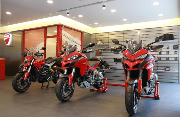 Ducati opens its new dealership in Ahmedabad, its fifth in India