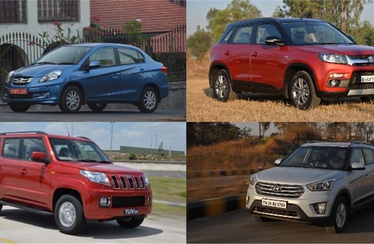 Sales march for most carmakers in last month of FY2015-16