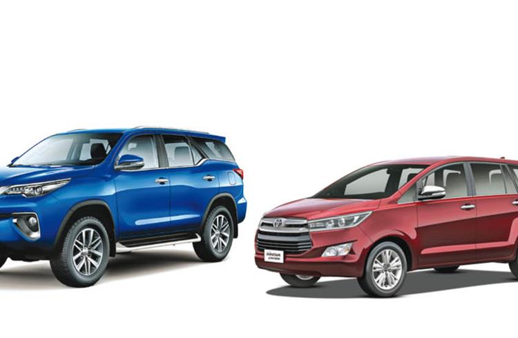 GST impact: Toyota Fortuner cheaper by Rs 217,000, Innova Crysta by Rs 98,500, Corolla Altis by Rs 92,500