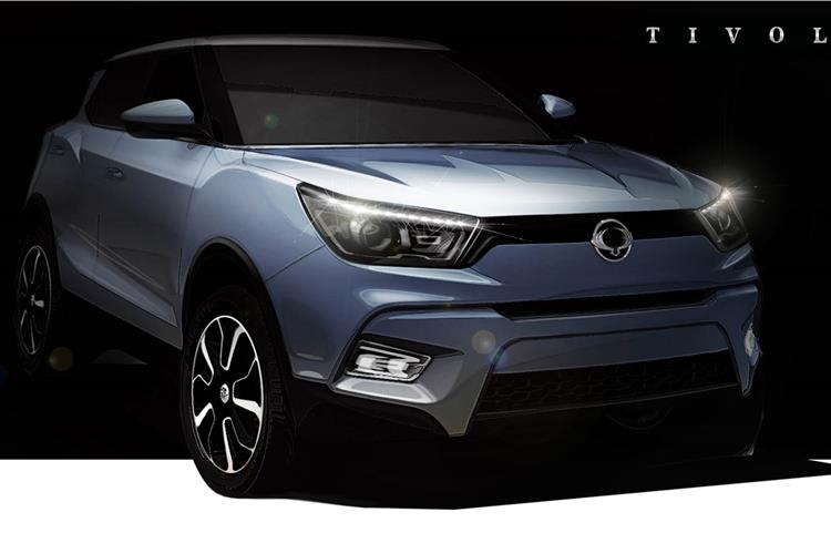Under development since 2012, the Tivoli will be launched in Korea in January 2015.