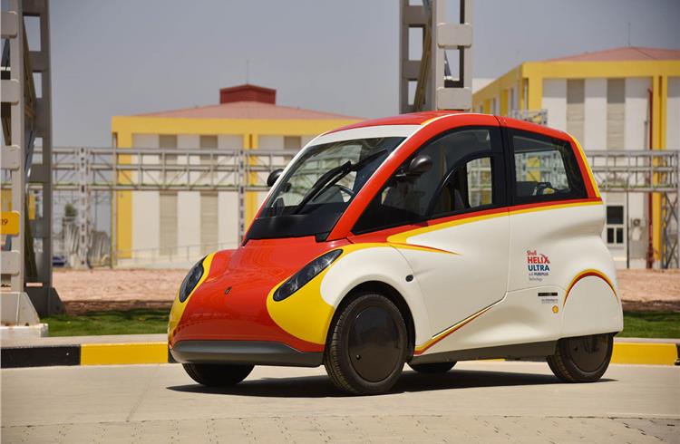 Shell brings its 38kpl concept car to India