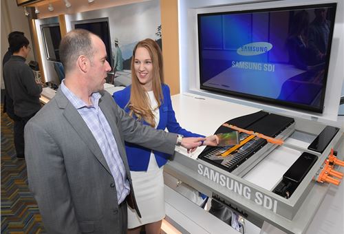 Samsung showcases range of battery products for EVs