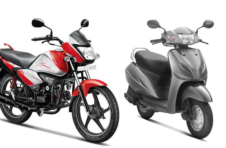 The sales differential of 93,164 units between the Honda scooter and Hero motorcycle is the highest for any month thus far in FY2018.