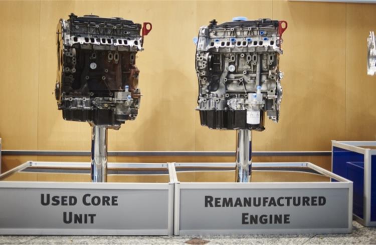 Engine remanufacturing by Ford