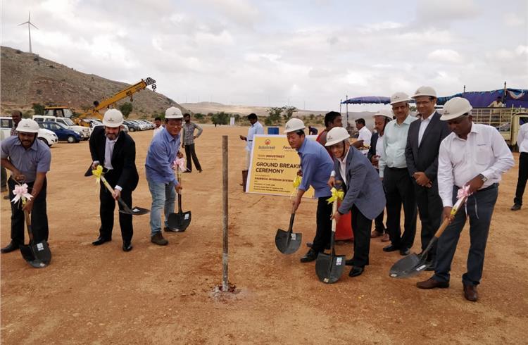 Faurecia breaks ground for new plant in Kia Motors India’s Vendor Park in Andhra Pradesh