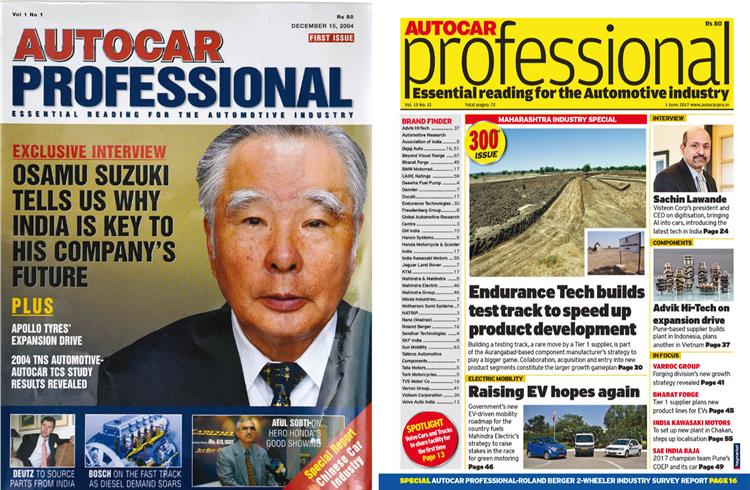 Issue No. 1's cover story was an exclusive interview with Suzuki Motor Corp CEO, Osamu Suzuki.