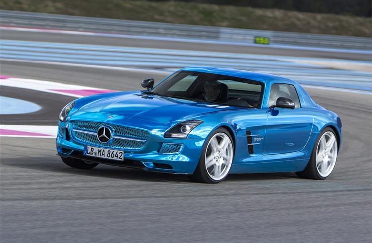 AMG produced the SLS Electric Drive in 2013.