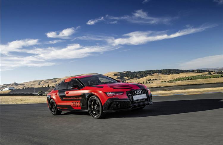 Audi RS 7 pilots itself on US race track, takes 2:01m to lap 2.5-mile circuit