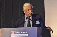 Major General (retd) G D Bakshi speaking on the importance of well-planned strategy for winning any challenge.