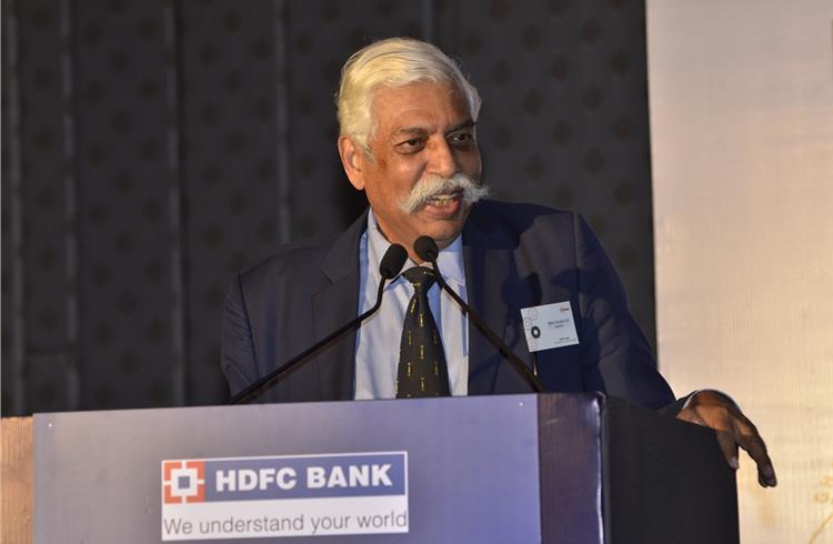 Major General (retd) G D Bakshi speaking on the importance of well-planned strategy for winning any challenge.