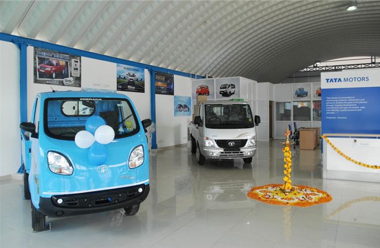Tata Motors’ commercial vehicles’ stable ranges from the 0.5-tonne Magic Iris and Ace Zip to the 49-tonne Prima HCVs.