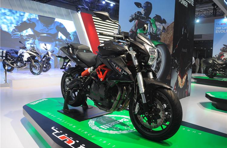 DSK Benelli equips midsize TNT 600i with ABS feature