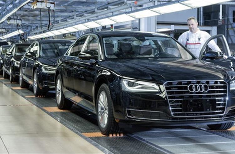 New Audi A8 production begins at Neckarsulm plant