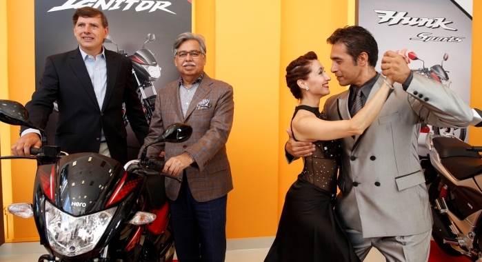 pawan-munjal-chairman-hero-motocorp-at-the-inauguration-of-the-hero-s-signature-showroom-in-buenos-aires
