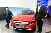 Tushar Kumar, Silver Arrows Automobiles and Mr. Eberhard Kern, Mercedes-Benz India with New GLA Class