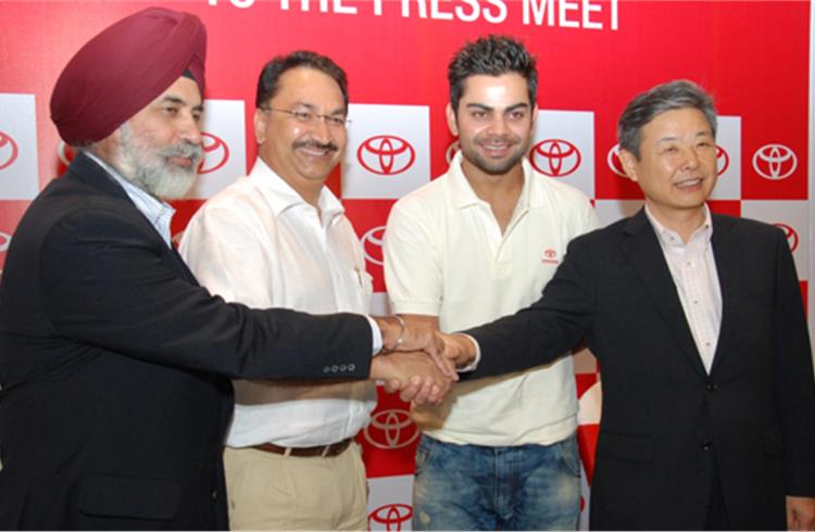 Virat Kohli is Toyota’s new brand ambassador