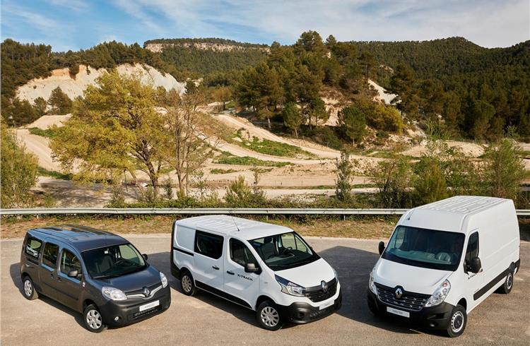 File photo of Renault light commercial vehicles.