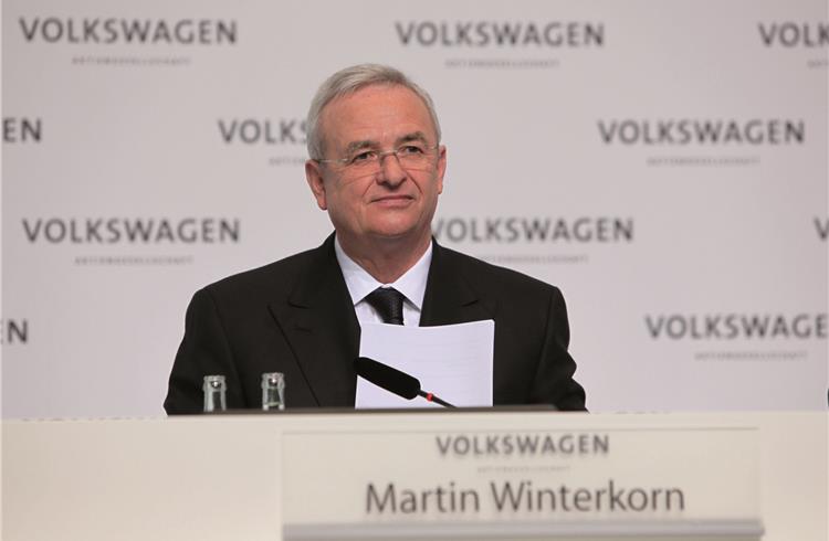 Volkswagen boss Winterkorn: 