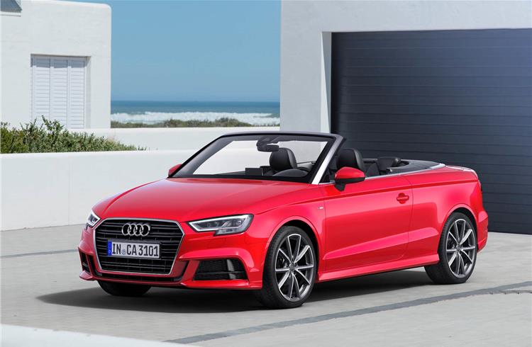 The big change is under the hood. The A3 Cabriolet has moved from a 1.8-litre TFSI petrol engine to a 1.4-litre TFSI. Power is down from 180hp to 150hp but torque remains unchanged at 250Nm. Fuel econ