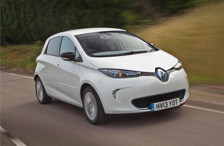 The Zoe is the UK’s best-selling EV, with more than 1,000 sold in the first half of 2016
