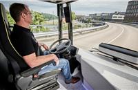 Daimler showcases autonomous bus on public road