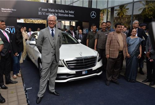 Mercedes-Benz India reveals first locally manufactured BS-VI car