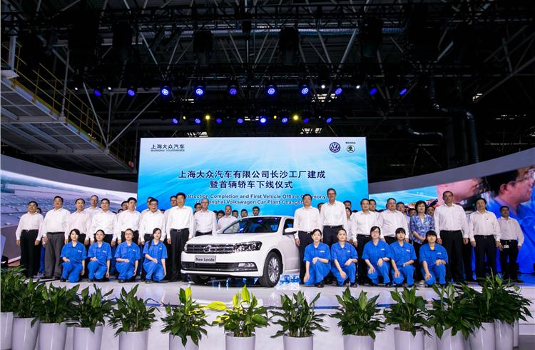 Shanghai-Volkswagen's plant in Changsha is the Group’s 119th global facility and its 20th in China.