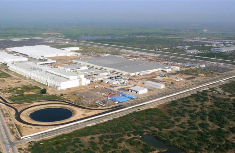 Spread across 460 acres, Sanand plant will produce 240,000 cars and 270,000 engines a year.