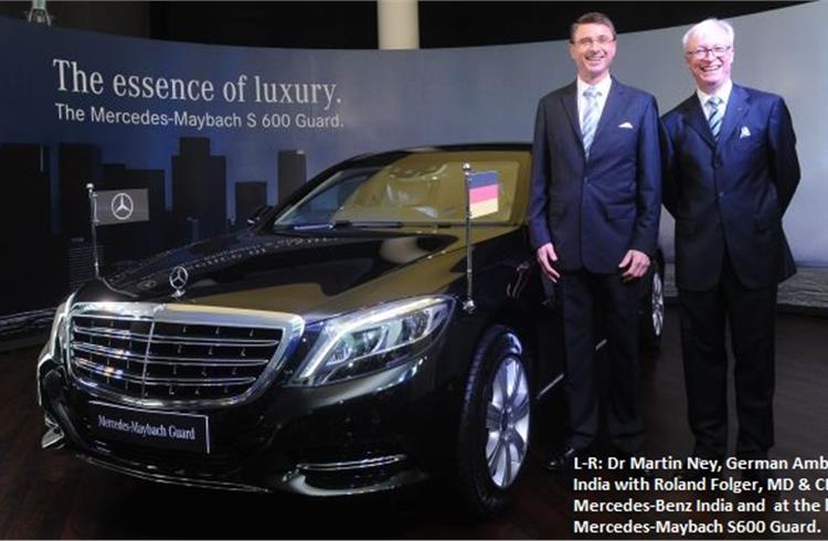 Mercedes-Maybach S600 Guard is the safest – and most expensive – car in India