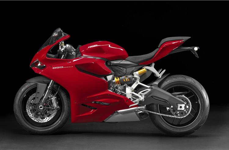 Ducati's 899 Panigale popular among the Ducatistis in India.