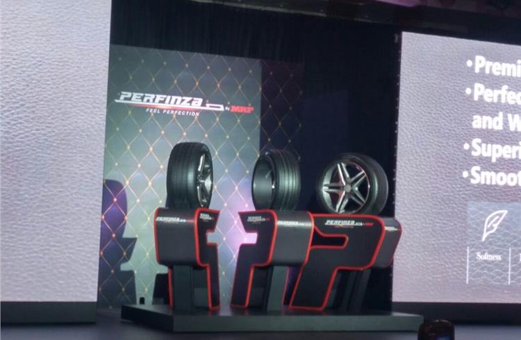 MRF launches new Perfinza tyres for luxury sedans
